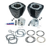 S&S Cycle 91-7713 S&S Cylinder 84-99 BT w/Super Stock Cylinder Heads 80in 3 1/2in Bore Cylinder & Piston Kit - WBlack