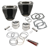 S&S Cycle 91-7707 S&S Cycle 84-99 BT 96in 3-5/8in Big Bore Cylinder & Piston Kit For S&S SH96 Engines - Wrinkle Black