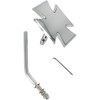 Drag Specialties - Mirror - Side View - Maltese - Chrome - Round Stem - Each