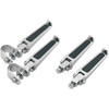 Drag Specialties - Bolt-On Foot Pegs - Rubber Inlay