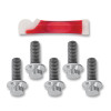 Performance Machine 0109-0016-SS Performance Machine 84-Up HD Bolt Set Fr Single Disc Stainless Steel