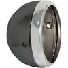 Emgo #66-65074 - 5-3/4" Lucas Style Headlight Shell - Black
