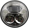 LED Headlight - 7" - Chrome - Each