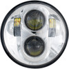 Rivco Products #LED-140C - LED Headlight - 5-3/4" - Chrome
