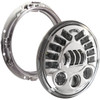J.W. Speaker #0555061 - Adaptive 2 LED Headlight - 7" with Mount - Chrome