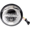 Drag Specialties - Reflector-Style LED Headlamp - 7" - Chrome
