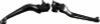Bikers Choice 482861 Bikers Choice 96-16 Big Twin W/ Cable Clutch 96-03 XL Black Slotted Lever Set