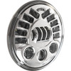 Custom Dynamics #PB-575A-C - Adaptive Headlight - 5.75" - Chrome