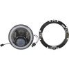 Custom Dynamics #PG-7-13-B - ProGLOW™ 7" Headlamp - with Mounting Ring - Black
