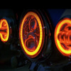 Custom Dynamics #PG-7-13-B - ProGLOW™ 7" Headlamp - with Mounting Ring - Black