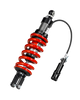 Bitubo Suspension H0077XZE31 Bitubo XZE3 Monoshocks Adjustable: Hydraulic Spring Preload, Rebound, Length, Red Spring