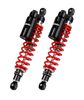 Bitubo Suspension K0039WMT01 Bitubo WMT0 Twinshocks Adj.: Spring Preload, Reb., Comp., Length 360mm, Piggyback Tank Red Spring