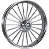 RC Components #23375-9031A-126 - Wheel - Illusion - Front - Dual Disc/with ABS - Chrome - 23x3.75