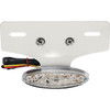 Drag Specialties - Taillight/License Plate Mount - Cat Eye -Clear Lens - Red LED