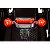 Ciro #40173 - Taillight - Red Lens - Chrome