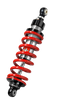 Bitubo Suspension S0007XZE11 Bitubo XZE1 Monoshocks Adjustable: Spring Preload, Rebound, Length, Red Spring