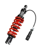 Bitubo Suspension Y0015XZE31 Bitubo XZE3 Monoshocks Adjustable: Hydraulic Spring Preload, Rebound, Length, Red Spring