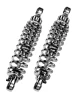 Bitubo Suspension Y0064WME03 Bitubo WME0 Twinshocks Adjustable: Spring Preload, Rebound, Length 301mm, Chrome Edition