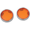 Drag Specialties - Lens w/Trim Ring - Amber