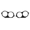 DS18 RY-HD210SBMB.1423 DS18 14-23 Harley-Davidson Saddle Bag Mid Bass Adapter Ring 2x 10in ABS Black