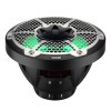 DS18 NXL-10MD/BK DS18 Hybrid Marine Speaker w/ Driver And RGB LEDs 10in 2-Way 450 Watts RMS 4 ohm Black w/ Cover