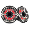 DS18 NXL-10MD/BK DS18 Hybrid Marine Speaker w/ Driver And RGB LEDs 10in 2-Way 450 Watts RMS 4 ohm Black w/ Cover