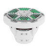 DS18 NXL-6MD/WH DS18 Hybrid Marine Speaker w/ Driver And RGB LEDs 6.5in 2-Way 250 Watts RMS 4 ohm White w/ Covers