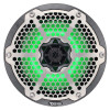 DS18 CF-8MD DS18 Hybrid Marine Speaker w/ Driver And RGB LEDs 8in 2-Way 350 Watts RMS 4 ohm Crbn Fiber w/ Cover