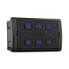 DS18 BTRC-SQ DS18 Marine And Powersports Bluetooth Audio Receiver w/ Controls And 1A Charging