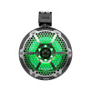 DS18 CF-X8TP DS18 Marine And Powersports Tower 8in 125 Watts RMS RGB LED Lights Black Carbon Fiber