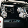 DS18 CF-X6TP DS18 Marine And Powersports Towers 6.5in 100 Watts RMS RGB LED Lights Black Carbon Fiber