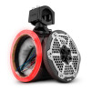 DS18 CF-X6TP.NS DS18 Marine And Powersports Towers 6.5in RGB LED Lights Black Carbon Fiber Speakers Not Included