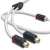DS18 MOFCR-2F1M DS18 Marine Grade Tinned Copper OFC RCA Wires 2 Female to 1 Male Splitter