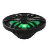 DS18 NXL-69/BK DS18 NXL Series Coaxial Marine Speaker w RGB Lights 6x9in 2-Way 125 Watts RMS 4 ohm Black w Cover