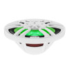 DS18 NXL-69/WH DS18 NXL Series Coaxial Marine Speaker w/ RGB Lights 6x9in 2-Way 125 Watts RMS 4 ohm White