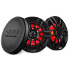 DS18 NXL-6/BK DS18 NXL Series Coaxial Marine Speakers w/ RGB Lights 6.5in 2-Way 100 Watts RMS 4 ohm Black