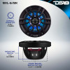 DS18 NXL-6/BK DS18 NXL Series Coaxial Marine Speakers w/ RGB Lights 6.5in 2-Way 100 Watts RMS 4 ohm Black