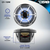 DS18 CF-10M DS18 NXL-M Series Speaker w/ RGB LED Lights 10in 2-Way 200 Watts RMS 4 ohm Black Carbon Fiber