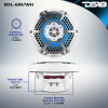 DS18 NXL-6M/WH DS18 NXL-M Series Speaker w/ RGB LED Lights 6.5in 2-Way 100 Watts RMS 4 ohm White w/ Cover