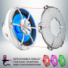 DS18 NXL-10M/WH DS18 NXL-M Series Spkr w/ RGB LED Lights 10in 2-Way 200 Watts RMS 4 ohm Wht Grill Detached w/ Cover