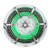 DS18 NXL-10M/WH DS18 NXL-M Series Spkr w/ RGB LED Lights 10in 2-Way 200 Watts RMS 4 ohm Wht Grill Detached w/ Cover