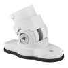DS18 FLMBX-MALIBU/WH DS18 Swivel Flat Mounting Bracket For NXL-X and CF-X Towers For Malibu Boats White