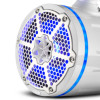 DS18 NXL-X8TPNEO/WH DS18 Towers With Built In Driver And Passive Radiator Tower 8in 1in 180 Watts RMS RGB LEDs White