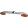 Pro-one Perf.mfg. #909102 - Stealth Turn Signal Bar - LED - Amber Chrome
