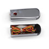 Alloy ART #SSL-BR-2C - Strut Light - LED - Smoke/Red Chrome FLHC