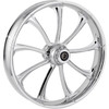 RC Components #21350903114124C - Wheel - Revolt - Front - Dual Disc/without ABS - Chrome - 21"x3.50"