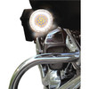 Drag Specialties - Bullet-Style Dual Front Turn Signal Insert - White - Amber