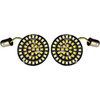 Drag Specialties - Bullet-Style Dual Front Turn Signal Insert - White - Amber