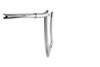 Baggernation #OEMB125-16 C - 16" OEM Monkey Bars Chrome `86-13 Fltr, 95-23 Flhr