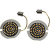 Drag Specialties - Flat-Style Turn Signal Insert - Amber